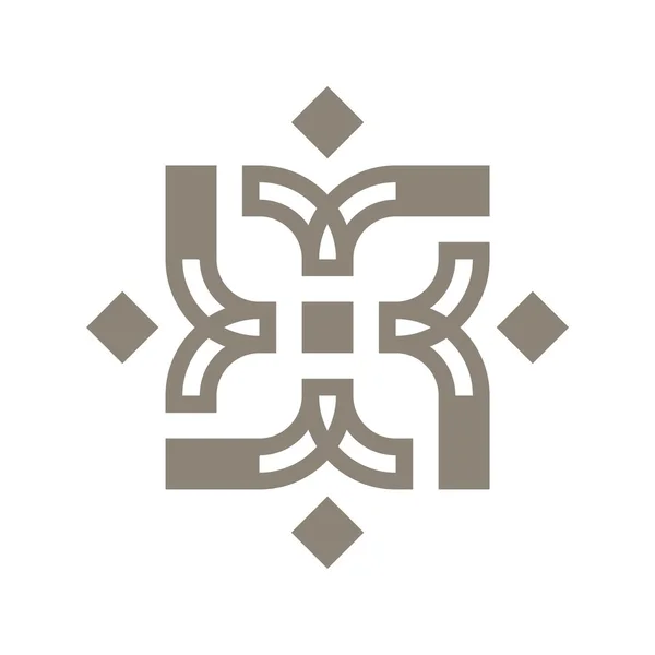 Logo Design Letter C Arrow Brown Icon Symbol Abstract Vector — Stock vektor