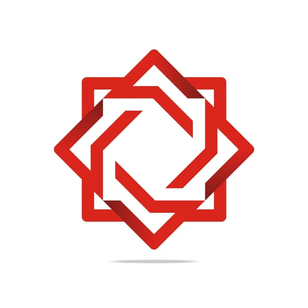 Logo Element Arrow Color Design Symbol Icon Vector — Stockový vektor