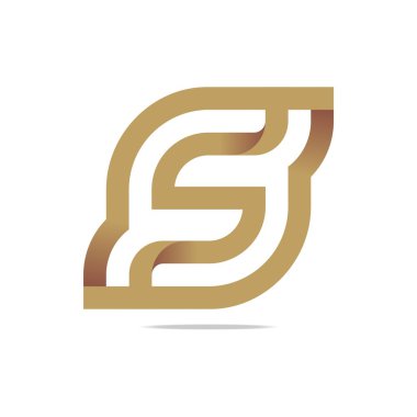 Logo Harfi Sonsuzluk Alfabesi Harf Tasarım Sembol Simgesi Özeti