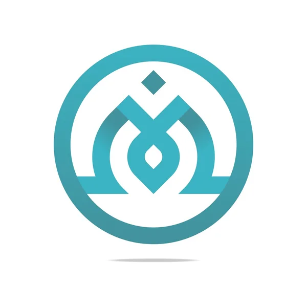 Logo tasarım öğesi şirket adı Bussines mektup sembol simge — Stok Vektör