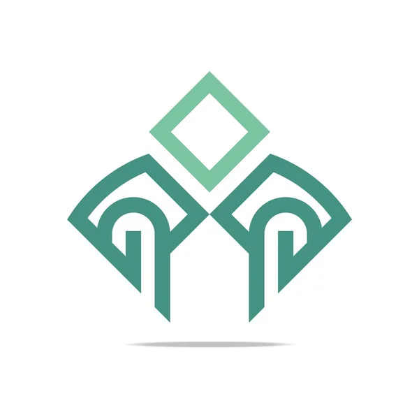 Bokstaven G ikonen Logotypdesign — Stock vektor