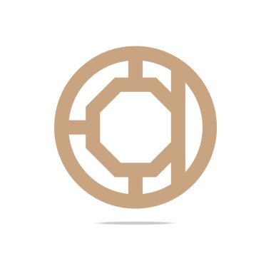 Logo Abstract circle A Design Symbol Graphic Icon Vector