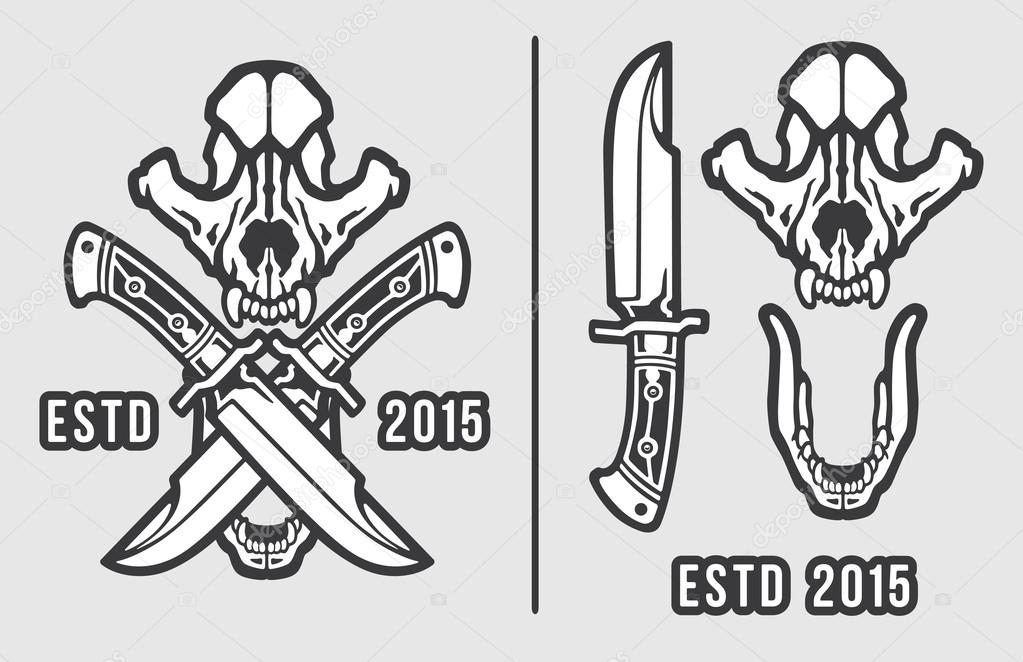 Сutout for logo or emblem