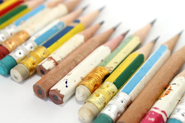 Short pencils — Stock Photo, Image