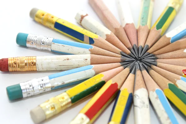 Short pencils — Stock Photo, Image