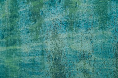 Eski mavi aşınmış arka plan çizik ve lekelerle ya da pürüzlü kaba metal yüzey arkaplanıyla.