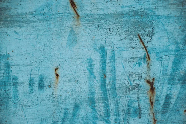 Gealterte Blaue Verwitterte Hintergrund Mit Kratzern Und Flecken Oder Grunge — Stockfoto