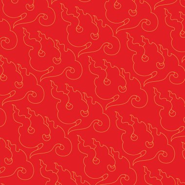 Buddhist tongue of flame pattern