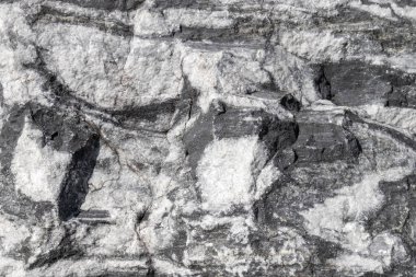 Siyah içerikli gri taşın dokusu