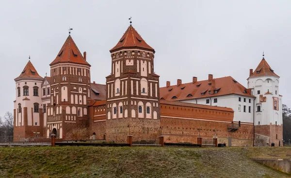 Mir Belarus November 2019 Mir Castle Historic Fortified Castle Unesco — Stock Photo, Image