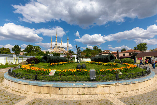 Вид на мечеть Селимие в турецком городе Эдирне. Эдирне была столицей Османской империи.