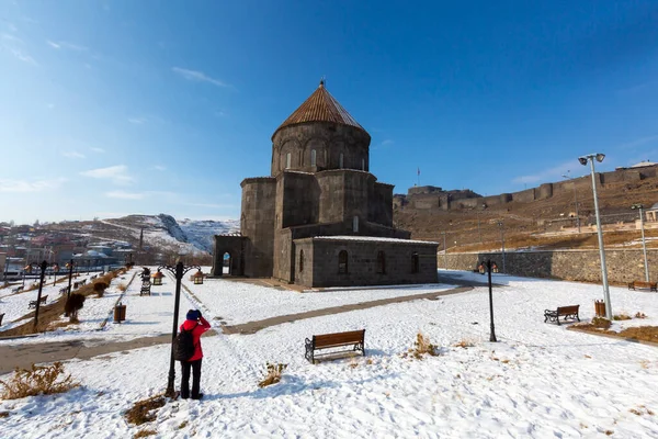 Tarihsel Kutsal Havariler Kilisesi Türkiye Nin Doğu Anadolu Bölgesi Kars — Stok fotoğraf