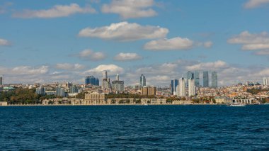 Dolmabahçe Sarayı, Istanbul, Türkiye (İstanbul Boğazı görünümünden)