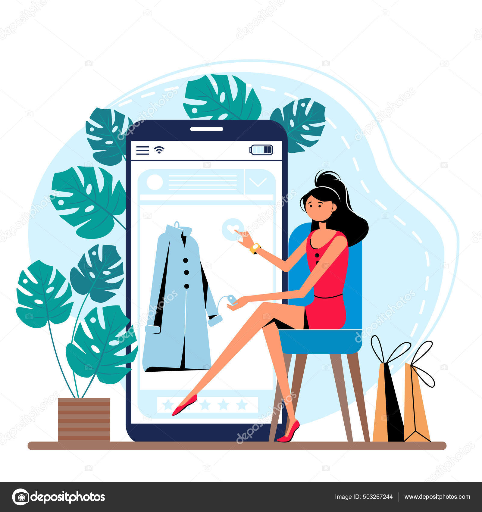 Ilustración Vectorial Ropa En Linea Mujer 995 Mil Resultados De