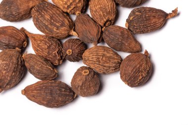 Beyaz arka planda siyah kakule