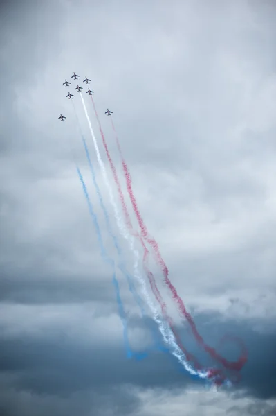 French Air Patrol performance — Stock Photo, Image