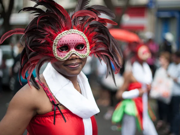 Paris'te tropikal karnaval — Stok fotoğraf