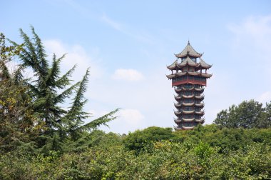 Jiutian Çin - Chengdu - Sichuan - kule
