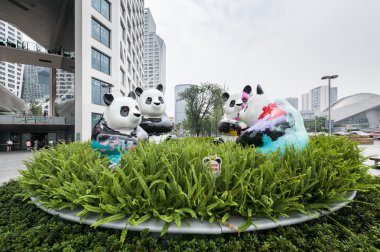 Chengdu Panda heykel