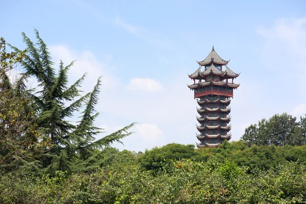 Jiutian tower - Chengdu - Sichuan - Kina — Stockfoto