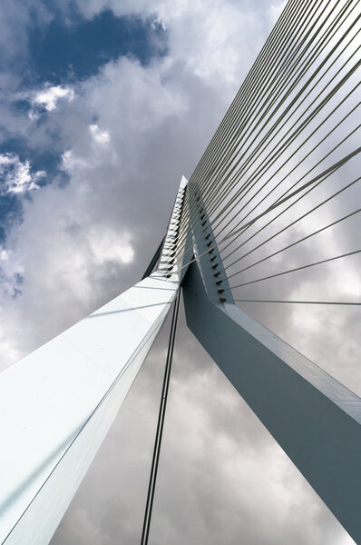 Erasmus Bridge against sky