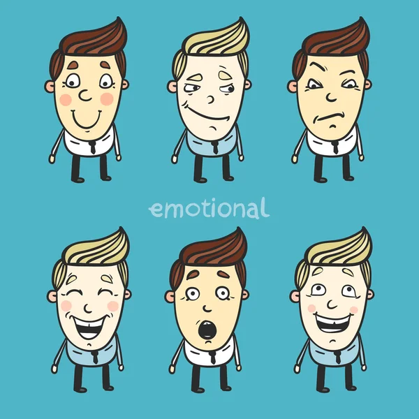 Emotional — Stock Vector