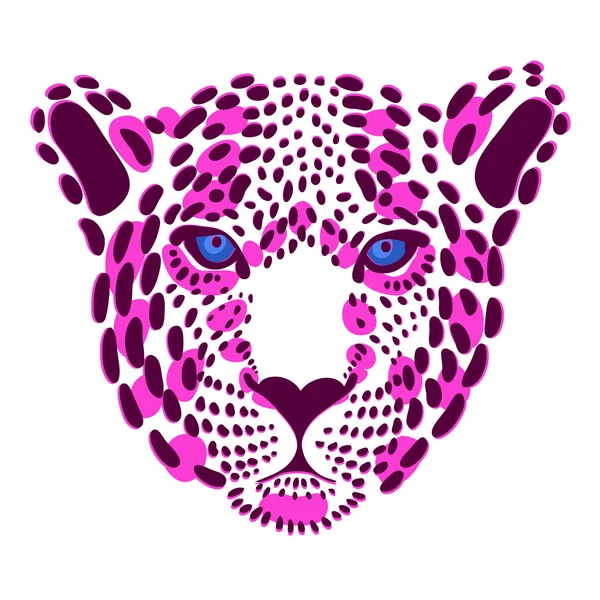 Leopard を印刷します。 — ストックベクタ