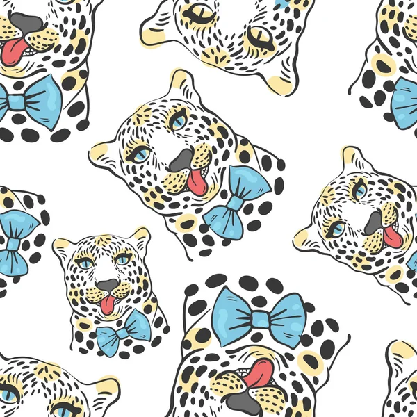 Patrón de leopardo 01 — Vector de stock