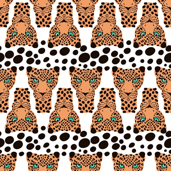 056 padrão de leopardo 01 — Vetor de Stock