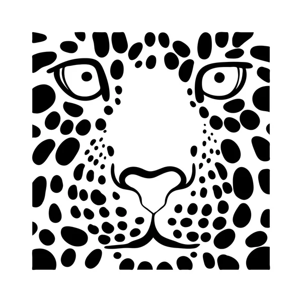 056 patrón de leopardo 01 — Archivo Imágenes Vectoriales