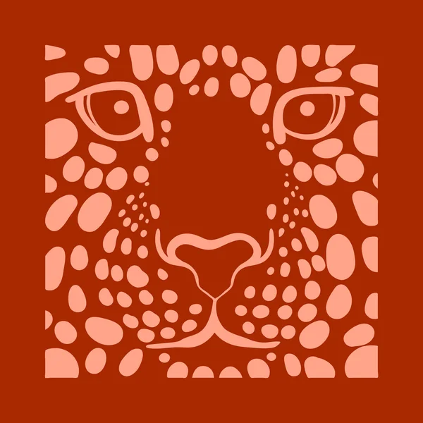 056 patrón de leopardo 01 — Archivo Imágenes Vectoriales