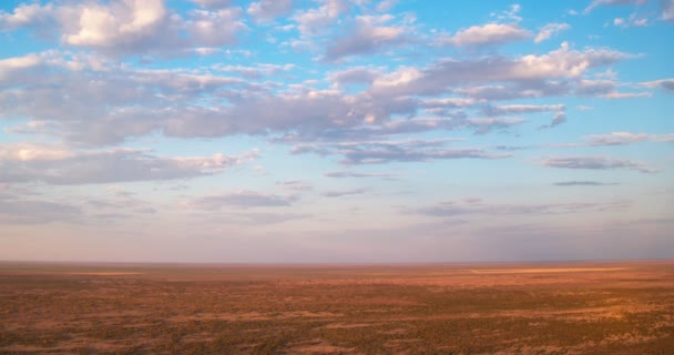 Drohne Aralsee Muynak Usbekistan Karakalpakstan — Stockvideo