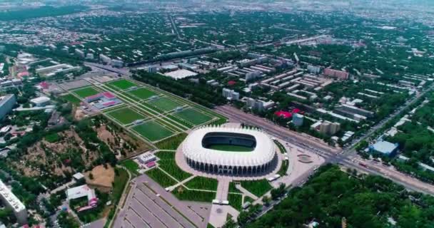 Estádio Tashkent Bunyodkor Uzbequistão — Vídeo de Stock