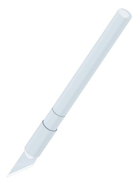 xacto kalem bıçağı aracı vektör illüstrasyonu şeffaf arkaplan