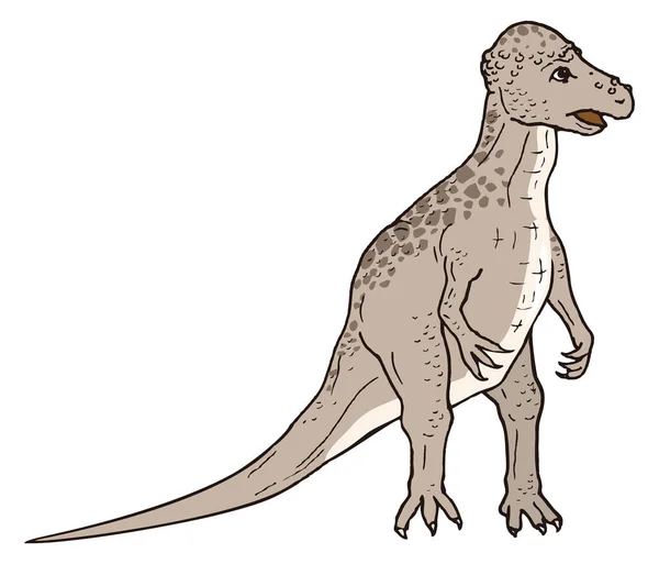 Pachycephalosaurus Dinosaurus Gambar Kuno Latar Belakang Transparan - Stok Vektor