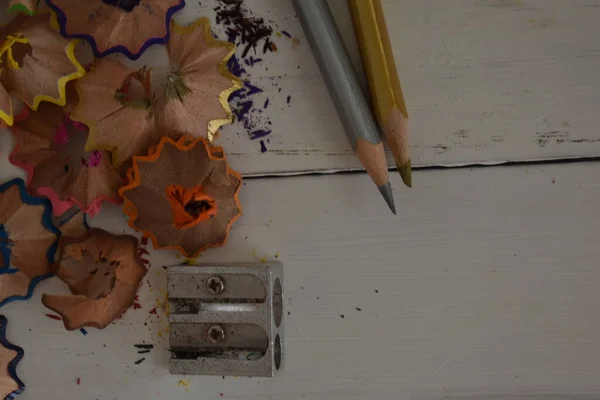 Kalem açacağı boyamaya hazır iki gümüş ve altın kalem.