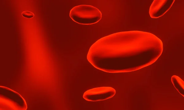 Renderowanie Krwinki Czerwone — Zdjęcie stockowe