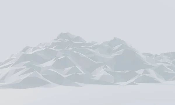 Alçak Çokgen Buz Dağı — Stok fotoğraf