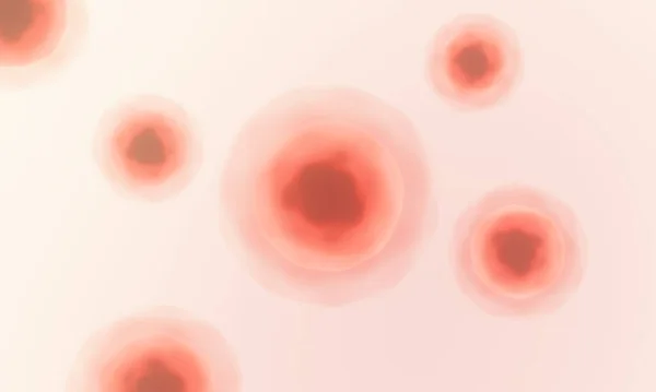 Cellules Microscopiques Rouges Rendues — Photo