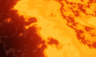 Soyut volkanik lav arkaplanı. Erimiş kaya yüzeyi