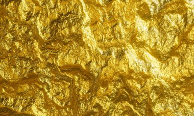 Soyut altın arkaplan. Dalgalı altın doku