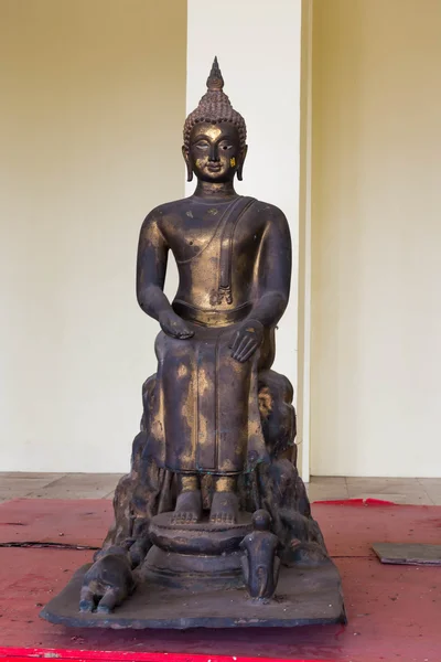 Ancient Buddha in Chachoengsao, Thailand — Stock Photo, Image