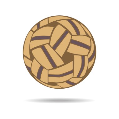 Sepak Takraw vektör beyaz arka plan üzerinde