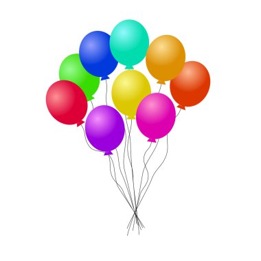 vektör balonlar 