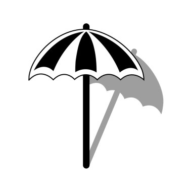 vektör plaj şemsiye