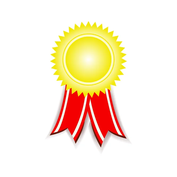 Vector of award ribbons icon — Stock Vector