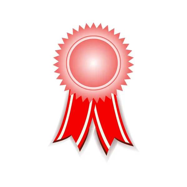 Vector of award ribbons icon — Stock Vector
