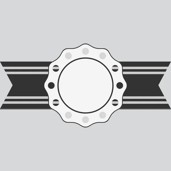 Vektor-jelvény, zászló ikon — Stock Vector