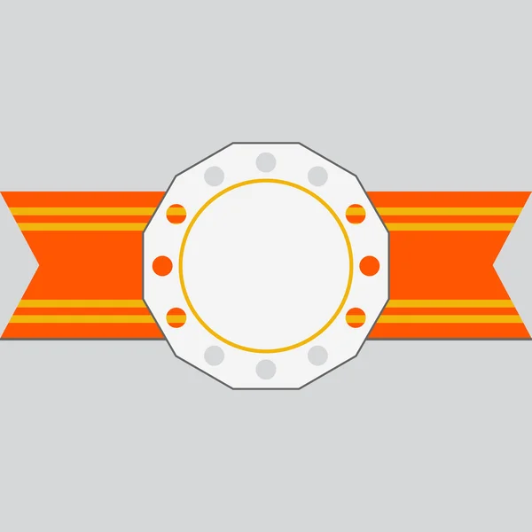 Vector de icono de banner de insignia — Archivo Imágenes Vectoriales