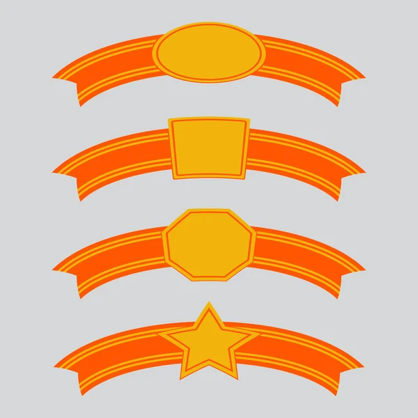 Wektor ikona odznaka sztandar — Wektor stockowy